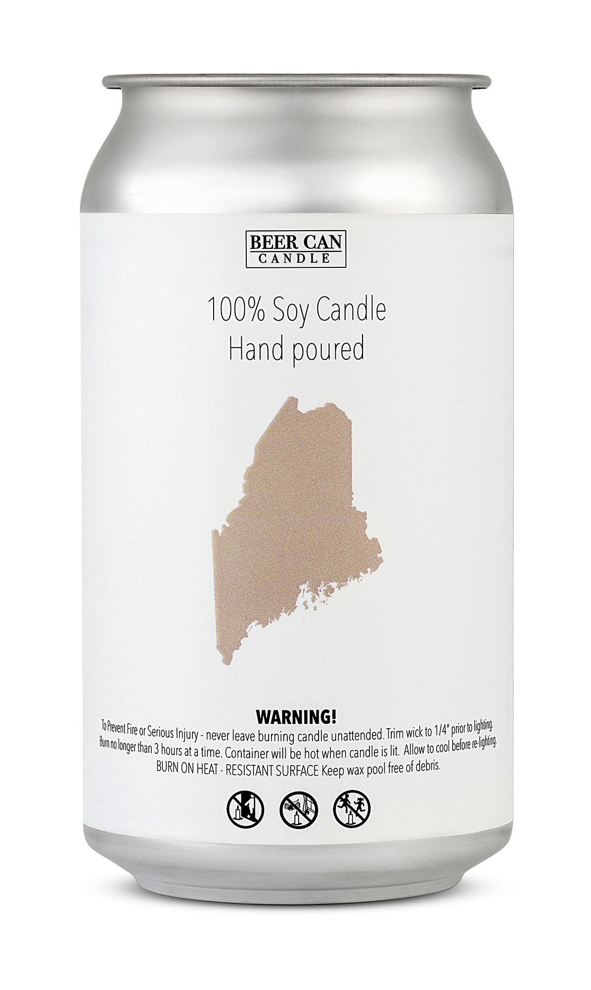 Soy Wax Blend Beer Can Candle - Cinnamon Vanilla Stout