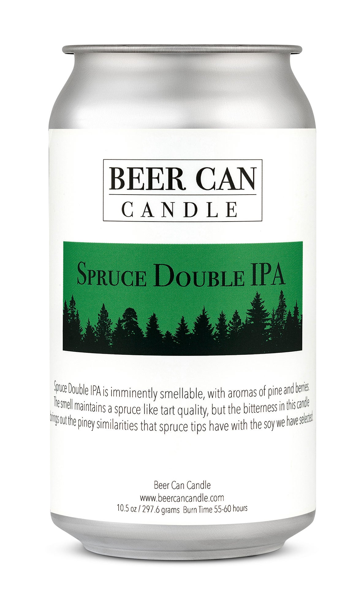 Soy Wax Blend Beer Can Candle - Spruce Double IPA